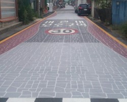 미끄럼방지포장재